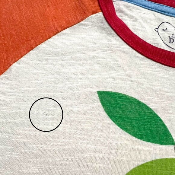 Little Bird By Jools Oliver 7-8Y Pear Raglan Shirt - Picture 5 of 6